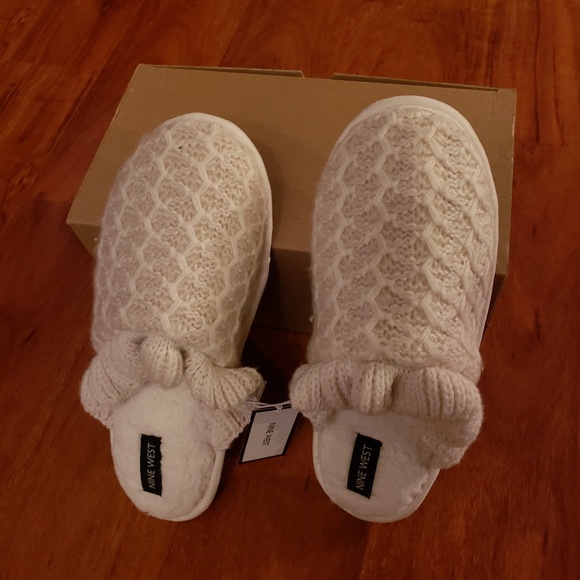 New Cozy Nine West Womens Woven Slippers - Picture 8 of 8